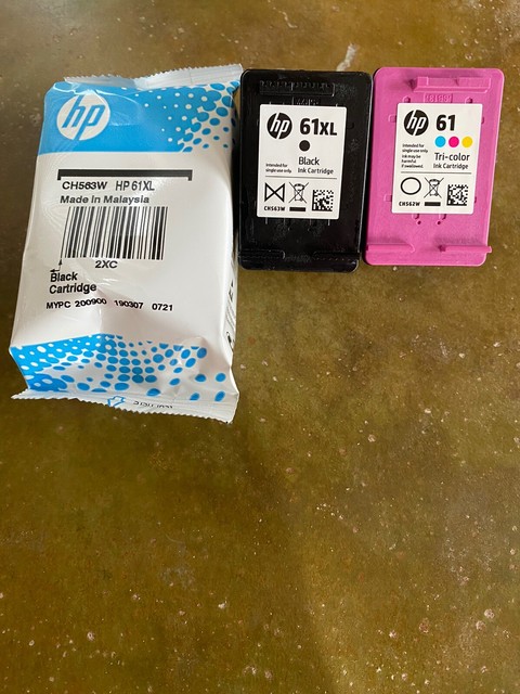 HP 61XL/61 (CZ138FN) Tri-Color High-Yield Ink Cartridge ...