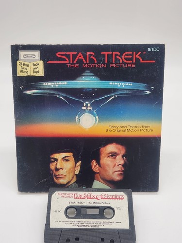 Libro y cinta de aventuras de colección Star Trek The Motion Picture Leer a lo largo - Imagen 2 de 6