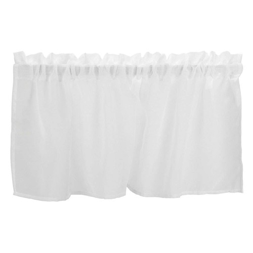 Wave Waterfall Valance Swag Window Curtain Kitchen Door Sheer Drape Faux Silk - Picture 15 of 15