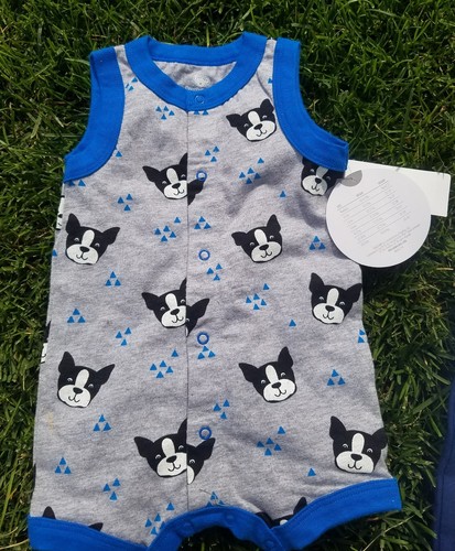 3-Piece lot!! Baby Boy Clothes 0-3 Months One Piece, Jumper, Jump Suit NWT - Picture 5 of 6