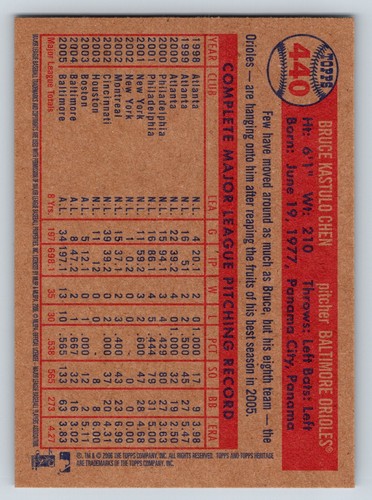 Tarjetas base Topps Heritage 2006 #1-485 completa tu conjunto****** Tú eliges***** - Imagen 421 de 479