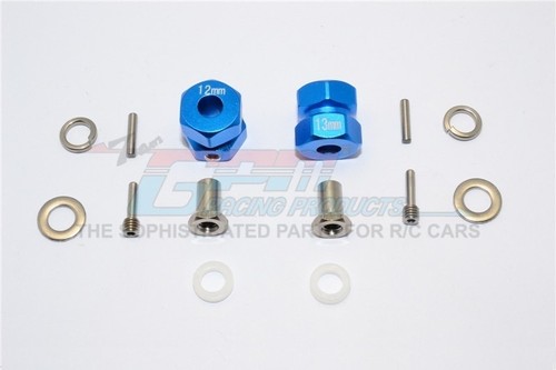 GPM RR010/1213 ALU WHEEL HEX ADAPTER 12mm x 13mm AXIAL RC 1/10 RR10 BOMBER - Picture 1 of 7