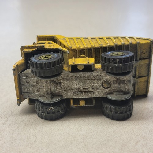 1979 Hot Wheels Mattel Yellow Dump Truck Made In Hong Kong - Bild 3 von 3