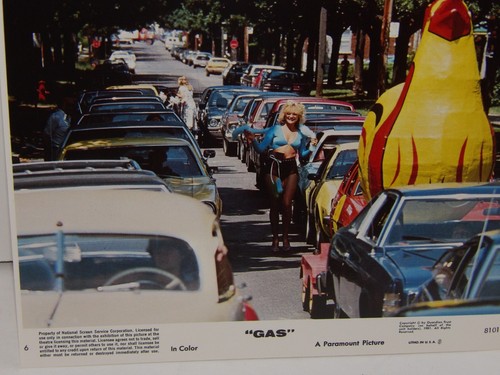 ORIGINAL "GAS" 1981 VINTAGE MOVIE LOBBY CAR/POSTER SET 8-8X10 INCH - Picture 6 of 8