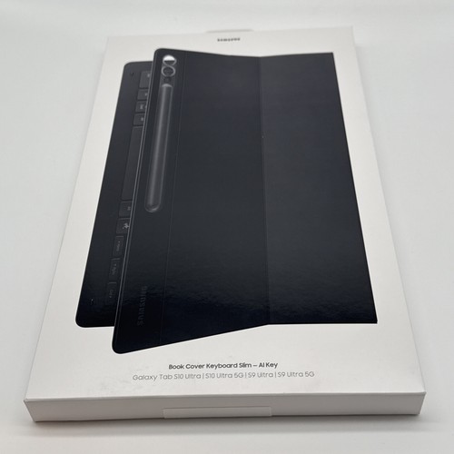 GENUINE SAMSUNG GALAXY TAB S9 ULTRA / S10 ULTRA SLIM KEYBOARD BOOK COVER AI KEY - 第 1/16 張圖片