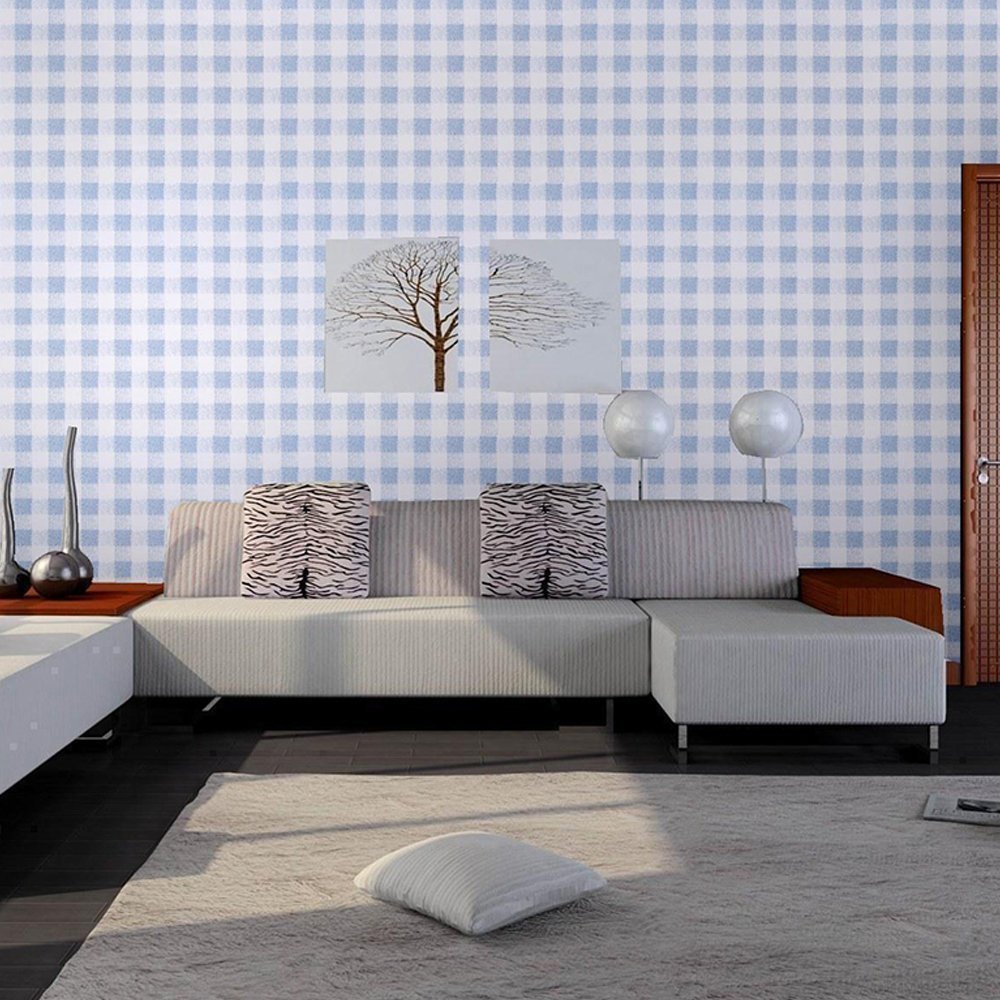 Gingham Adhesive Contact Paper Laminate Wallpaper Shelf and Drawer