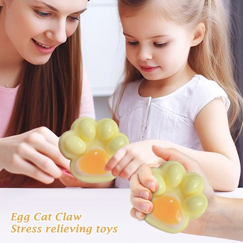 1-2pc Decompressing Pinching Cat Paw Squeeze Toys Relief Relax Toys Squeeze Toys