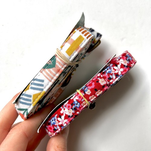 NEW! Very Vintage SET OF TWO 1/2” PET LEASHES — Organic Cotton: Audrey & Tribal - Picture 4 of 10