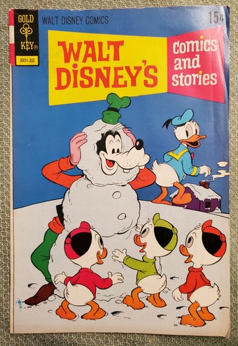 Walt Disney’s Comics & Stories, Vol. 33, No. 6 Gold Key Comic, 1973; Donald Duck - Afbeelding 1 van 4