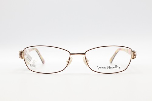 VERA BRADLEY Peggy Tutti Frutti (TFI) Brown on Gold 52-16-135 Frames Flex E561 - Picture 2 of 13