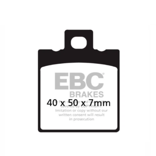 Fits  DUCATI Monster 1000 S  (992cc) 2003-2005 Rear EBC "TT" Brake Pads-FA047TT - Image 2 of 3