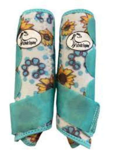 New! Schulz Equine 4 PACK SPORTS BOOTS w/ Contoured fit Stretch neoprene S M L - Picture 1 of 20