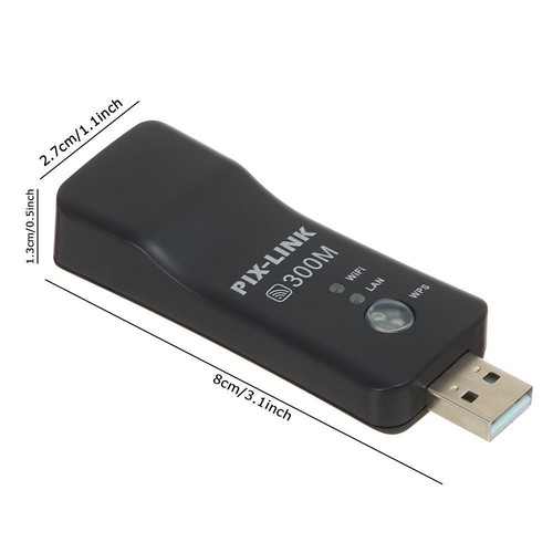 Adattatore LAN wireless cavo Ethernet dongle WiFi per Samsung Smart TV 3Q - Foto 7 di 12