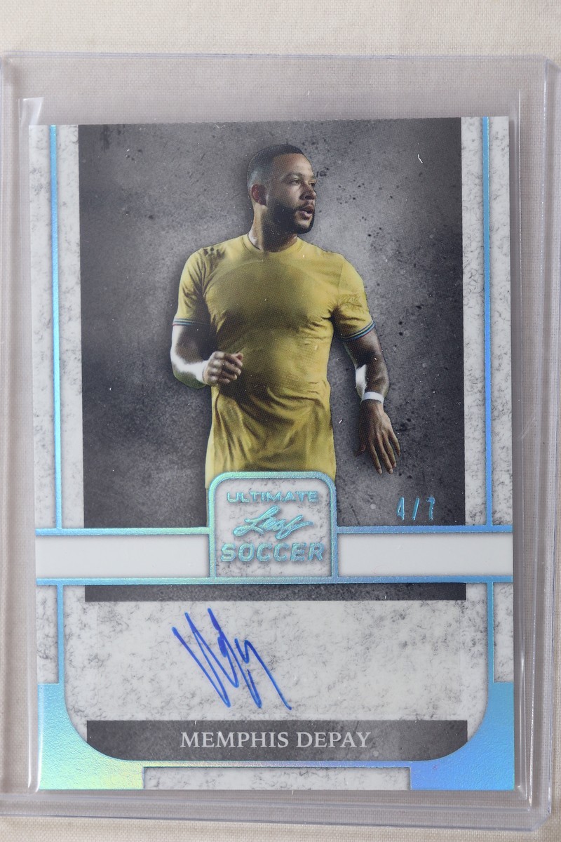 【希少】Leaf2022Signature Seriesメンフィス・デパイ Memphis Depay - 2022 Leaf Ultimate Soccer Autograph #4/7 | eBay