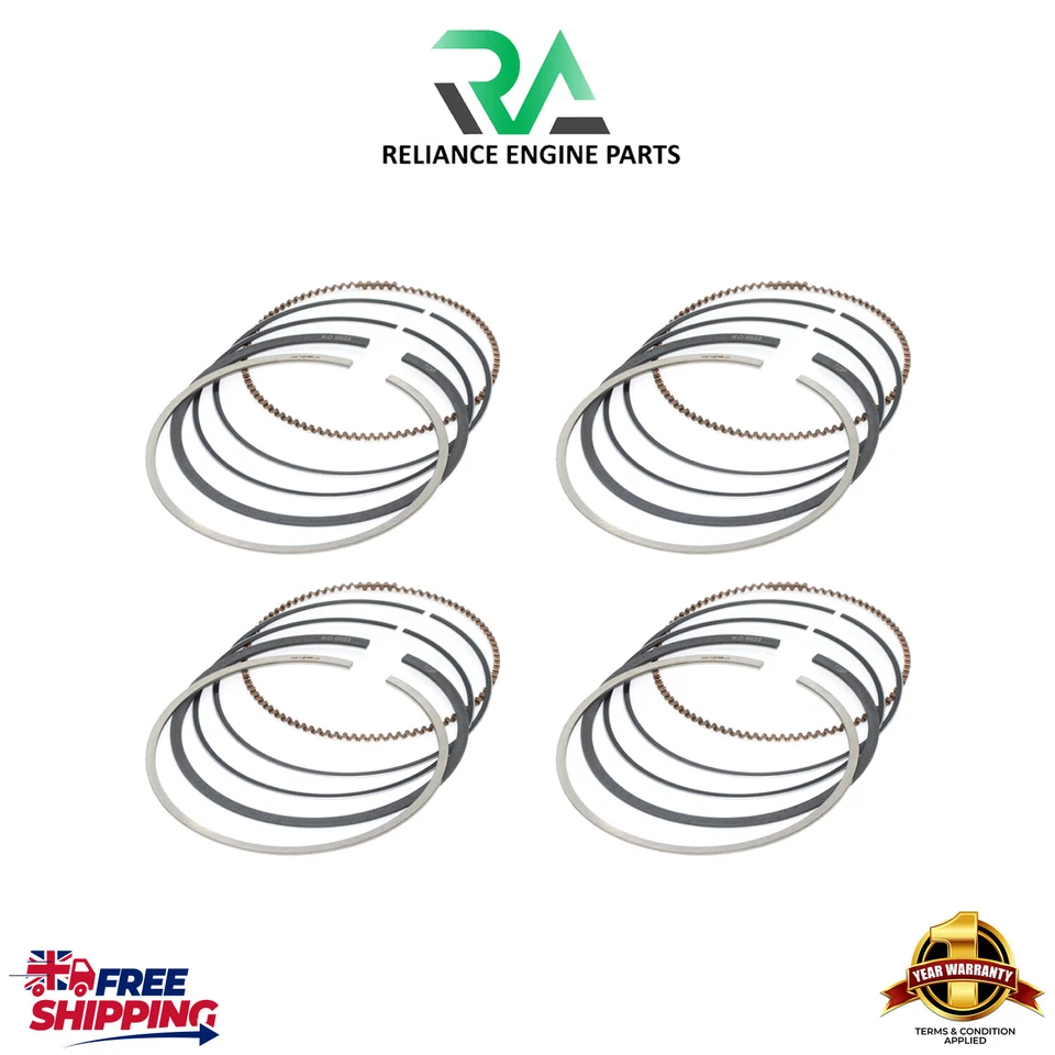 AUDI VW CNCB CAWB BZB DAJB PISTON RINGS STD 2.0TFSI PETROL X4 A3 CONVERTIBLE NEW - Image 2 of 4