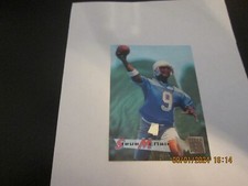 STEVE MCNAIR OILERS 1995 FLEER METAL BASE CARD #77