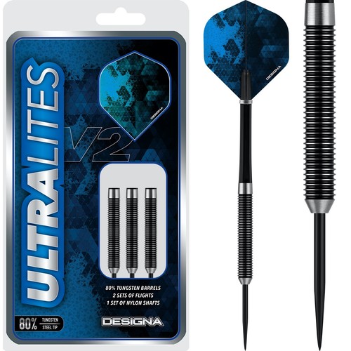 Ultralites V2 Darts Set 12g 14g 15g 16g 18g grams Tungsten Lightweight Designa - Picture 3 of 6