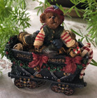 Boyds Bearstone Figurine - Jingle Elfbeary.In The Hopper (Damaged)