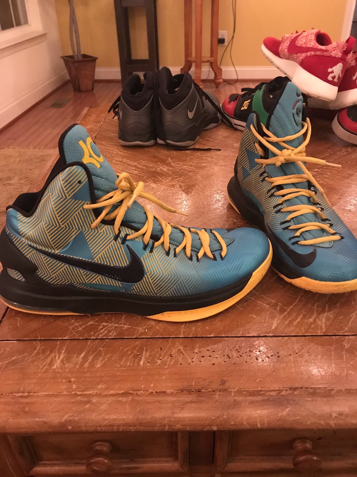 Nike Kevin Durant KD 5 V Edition High N7 Edition V Shoes Mens Sz 12 Blue 599294-447 4d4645 Nike Kevin Durant KD 5 V Edition High N7 Edition V Shoes Mens Sz 12 Blue 599294-447 4d4645