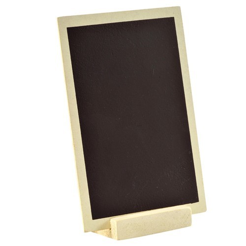 Tafel zum Stellen, natur, 10 x 15 cm Tischkarte zur Hochzeit Dekoration Menu - Bild 1 von 1