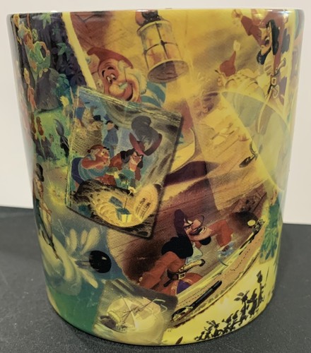 DISNEY STORE "TINKERBELL" PETER PAN~CAPTAIN HOOK & FRIENDS LARGE COFFEE MUG - Picture 2 of 6