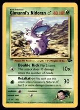 2000 Gym Challenge Unlimited Giovanni’s Nidoran Male Basic/Common #76