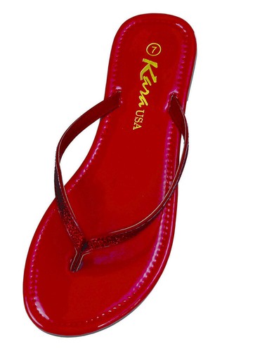 KARAUSA Glitter Rhinestones Casual Thong Flip Flop sandals, 2x$20, 3x$27 Free Fr - Picture 6 of 23