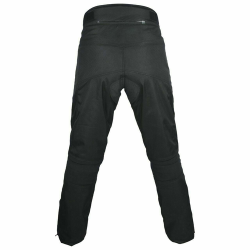NUEVOS Pantalones de Motocicleta Hombres Montar Touring Pantalones Impermeables Todas las Estaciones Negros - Imagen 3 de 4