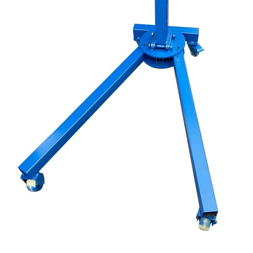 Small Portable Folding Elevator Manual Lifting Machine Hand Crane Hoist 1100LBS - Picture 10 of 24