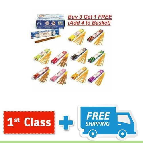 Original Satya Sai Baba Nag Champa Incense Sticks Agarbatti Joss 15g - Picture 7 of 7