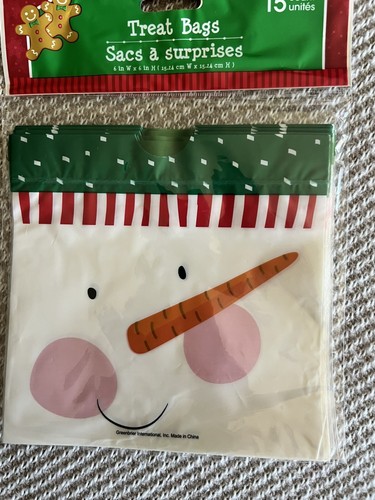 Lot of Christmas Cookie Bags Treat Gift Holiday Gifts 91 Ct - Picture 3 of 5