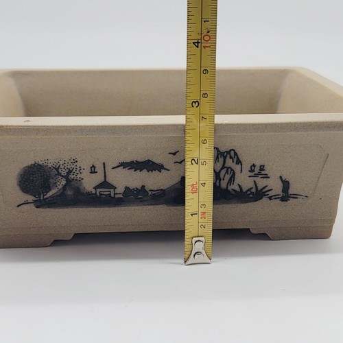 Vintage Japan Old Bonsai Planter Pot Tray Japanese Garden House Plant Tree - Picture 8 of 11