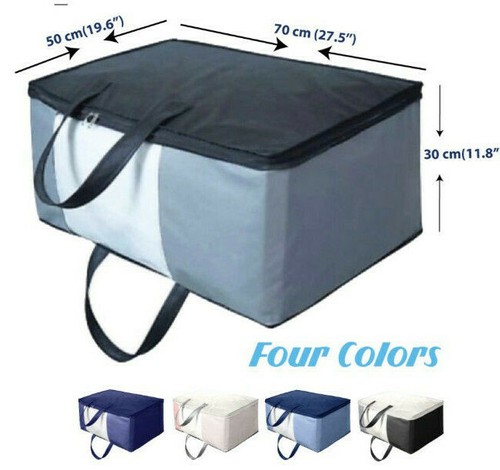 Large Capacity Clothes Storage Bags Solution Organizer for Clothes Duvets UK - Picture 3 of 13