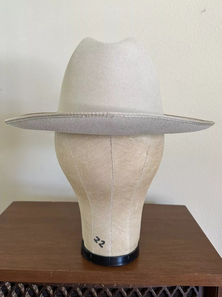 帽子 vintage STETSON OPEN ROAD 3XBEAVER 7 1/4 Vintage Stetson 3x Beaver Cowboy Hat Size 7 1/4 Silver Heavy