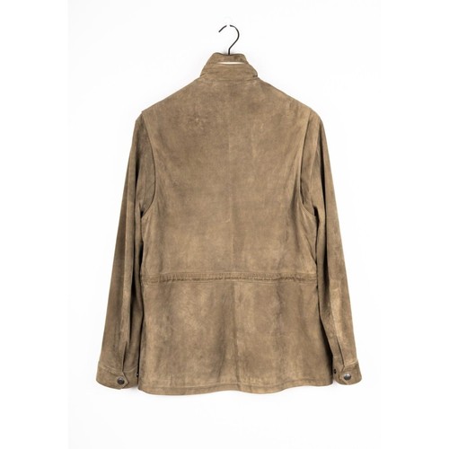 Burberry Men Jacket Suede Parka Mid Coat Size L - Picture 6 of 9