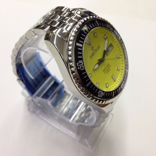 SARTEGO Automatic Men's Sports 21 Jewels 200m Japan Automatic Diver Watch SPA27 - Picture 2 of 5