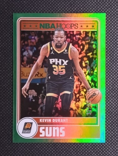 2023-24 Panini Hoops KEVIN DURANT 92/99 Tribute Holo Green Prizm #282 Suns NBA - Bild 3 von 6