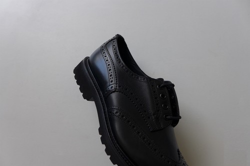 Tricker's Bourton Brogue Shoes Black Olivvia Leather - UK 8, 9 & 10 - BNWB, £565 - Picture 14 of 19