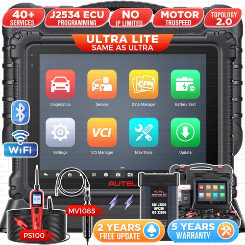 2025 Autel MaxiSys ULTRA Lite Diagnostic Scanner Advanced VCMI Programming MS919 - Picture 1 of 34