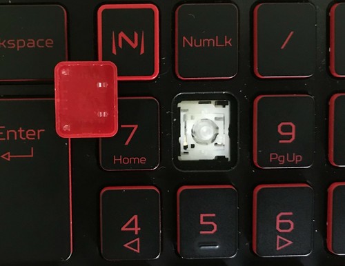 Tastatur Ersatz Tasten für Acer Nitro 5 AN515-56/57 Gaming Laptops UK Hintergrundbeleuchtung - Bild 7 von 12