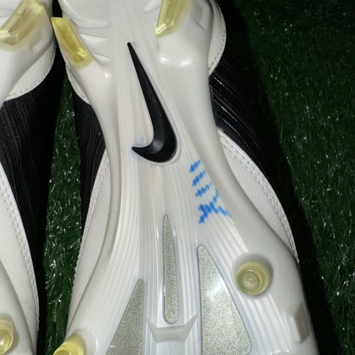 Nike Air Zoom Vapor Jet 4.2 White Black Football Cleats Size 9 318907-011 New - Picture 8 of 9