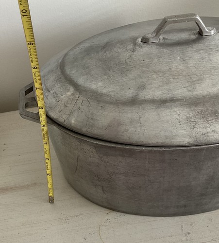 Super Maid Supreme Cookware, Large Roasting Pot W Lid G2X #257, Aluminum - Picture 2 of 6