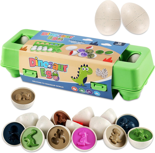 Matching Egg Toy Set - 12 Play Eggs Toddler Toys Educational Color and Number Re - Picture 8 of 16