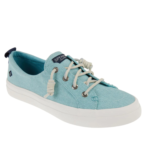 "AS IS" Sperry Crest Vibe Washed Linen Laced Sneaker 650445-J - Picture 13 of 21
