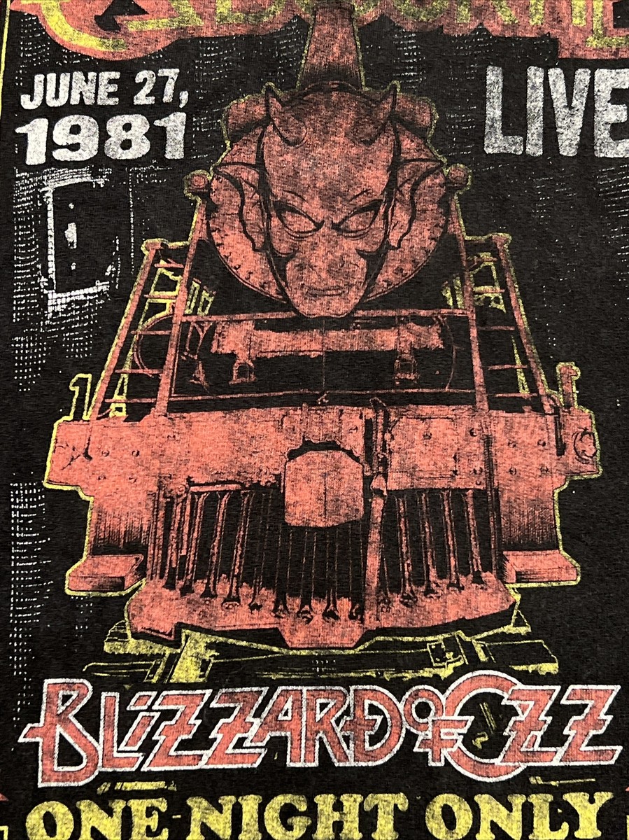 Ozzy Osbourne Blizzard of Ozz T-Shirt Monowise 2012 XS Band