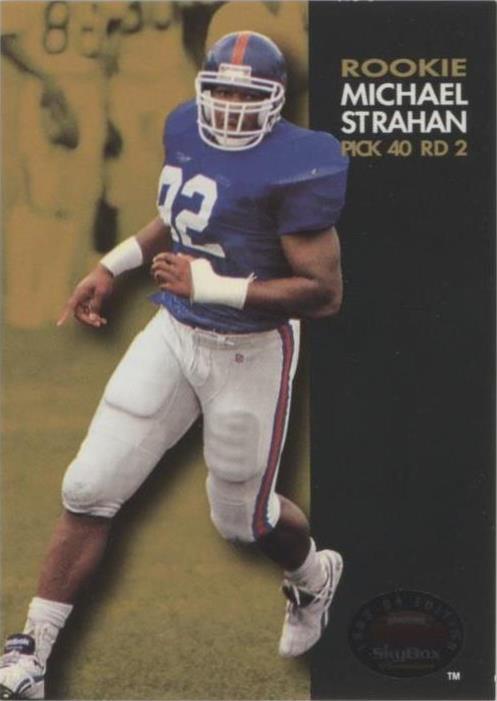 1993 Skybox Premium Michael Strahan #144 - 1 of 2