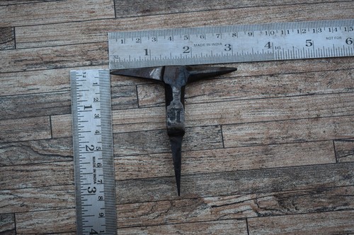 Vtg Iron Silversmith Jewelry Making Miniature Anvil Tools Farm Barn Decor 2.3 Oz - Picture 5 of 8