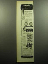 1958 Airguide Ad - Catalina Wall Barometer; Sea Crest Barometer-Clock