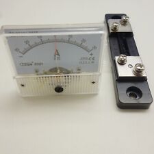 75mV DC Minus Zero Plus -30A - +30A 85C1 Analogue Ammeter AMP Panel meter shunt