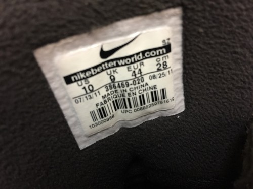 Nike Hombre 386469 Bota Marrón Hasta el Tobillo Talla US 10 - Imagen 9 de 10